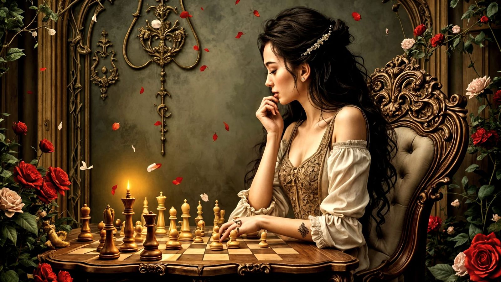 Chaotic Chess Dreaming Letters