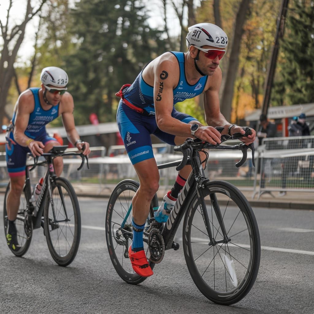 Triathletes in 2XU Gear Ready for Competition