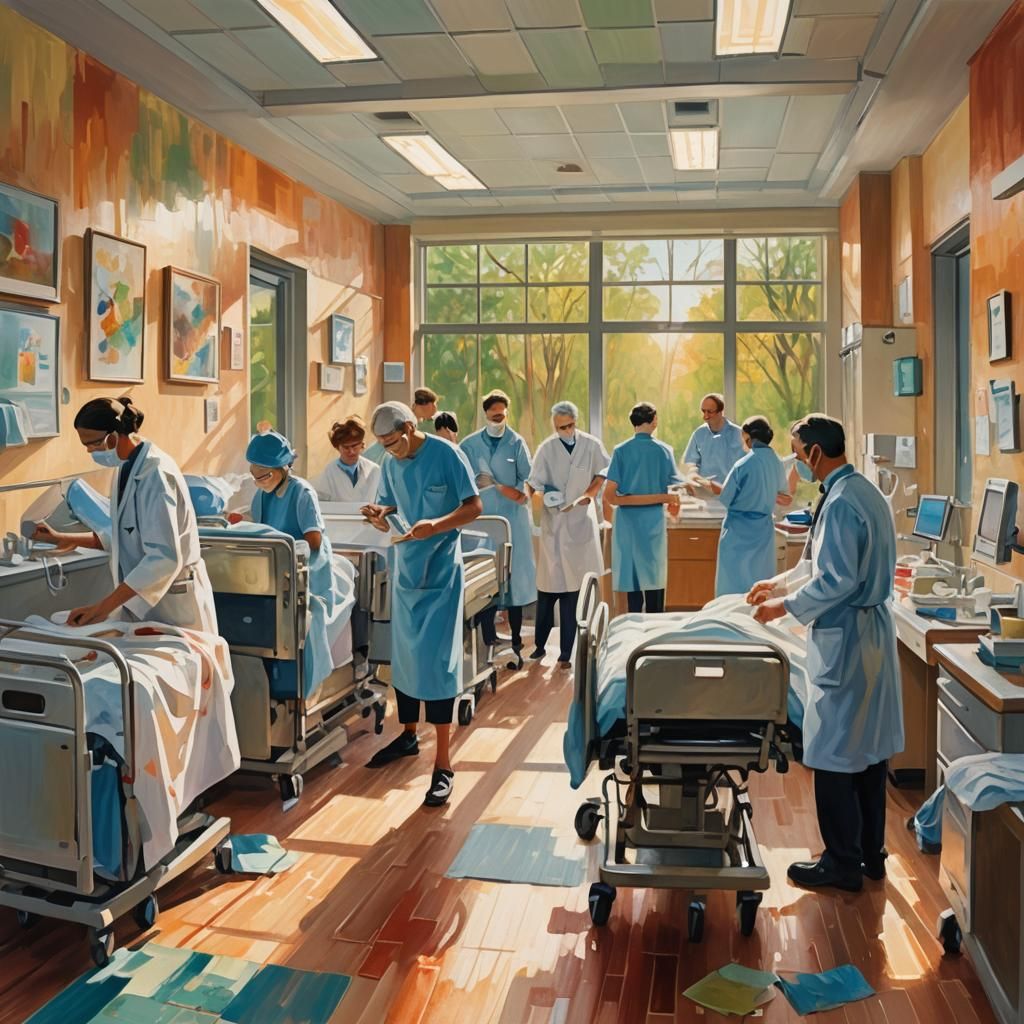 Mayo Clinic Doctors: Impressionist Gouache Painting