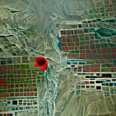 Afghanistan Poppy Fields: Satellite View in 8K