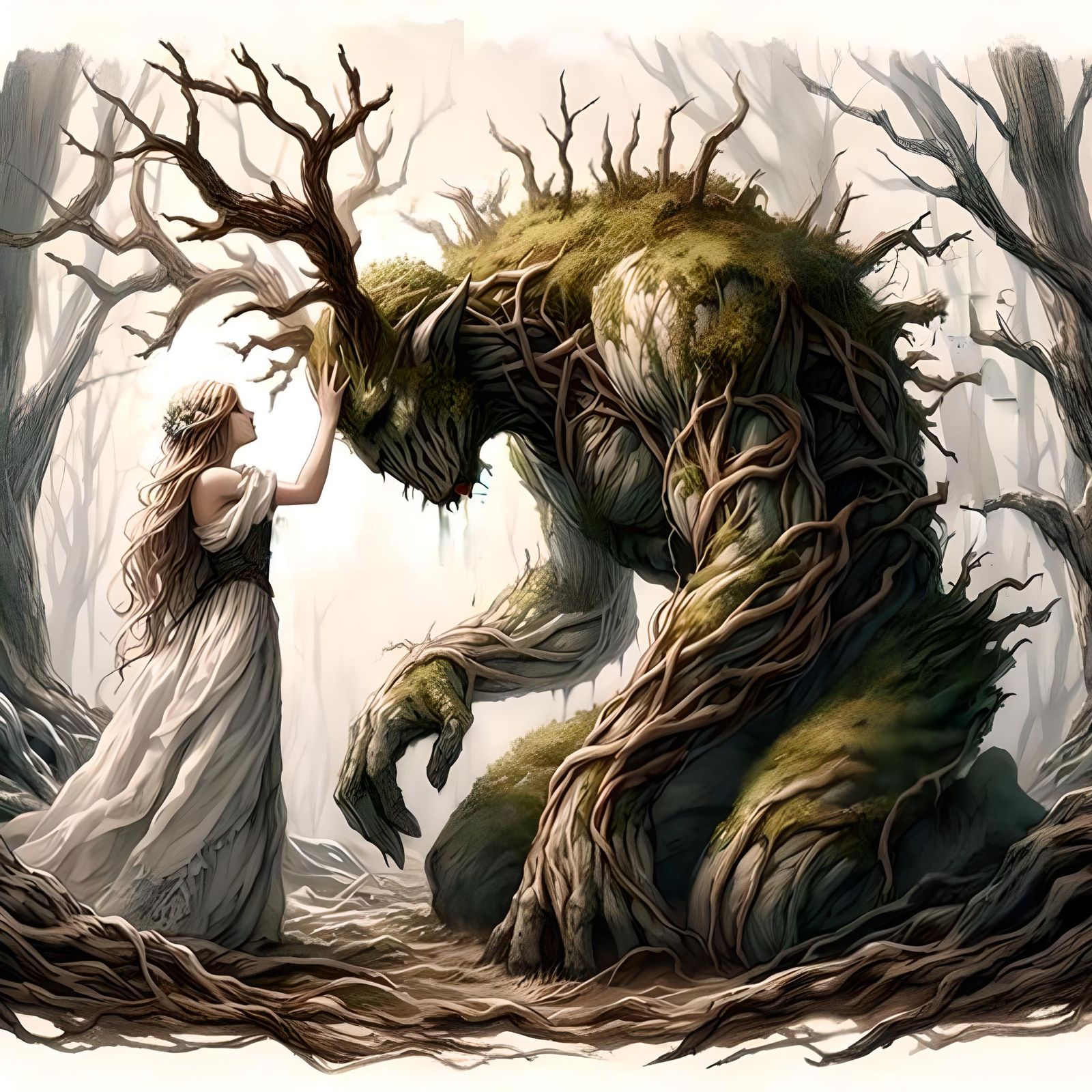 Plain White Background