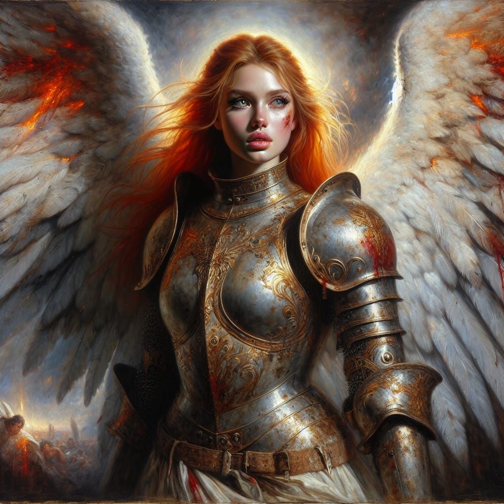 Tenebrism Angel Warrior Confronts Betrayal in Heavenly Battl...