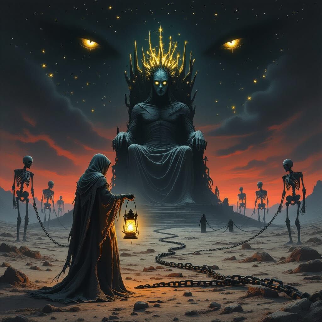 Forgotten Dimension: A Hyperrealistic Horror Scene