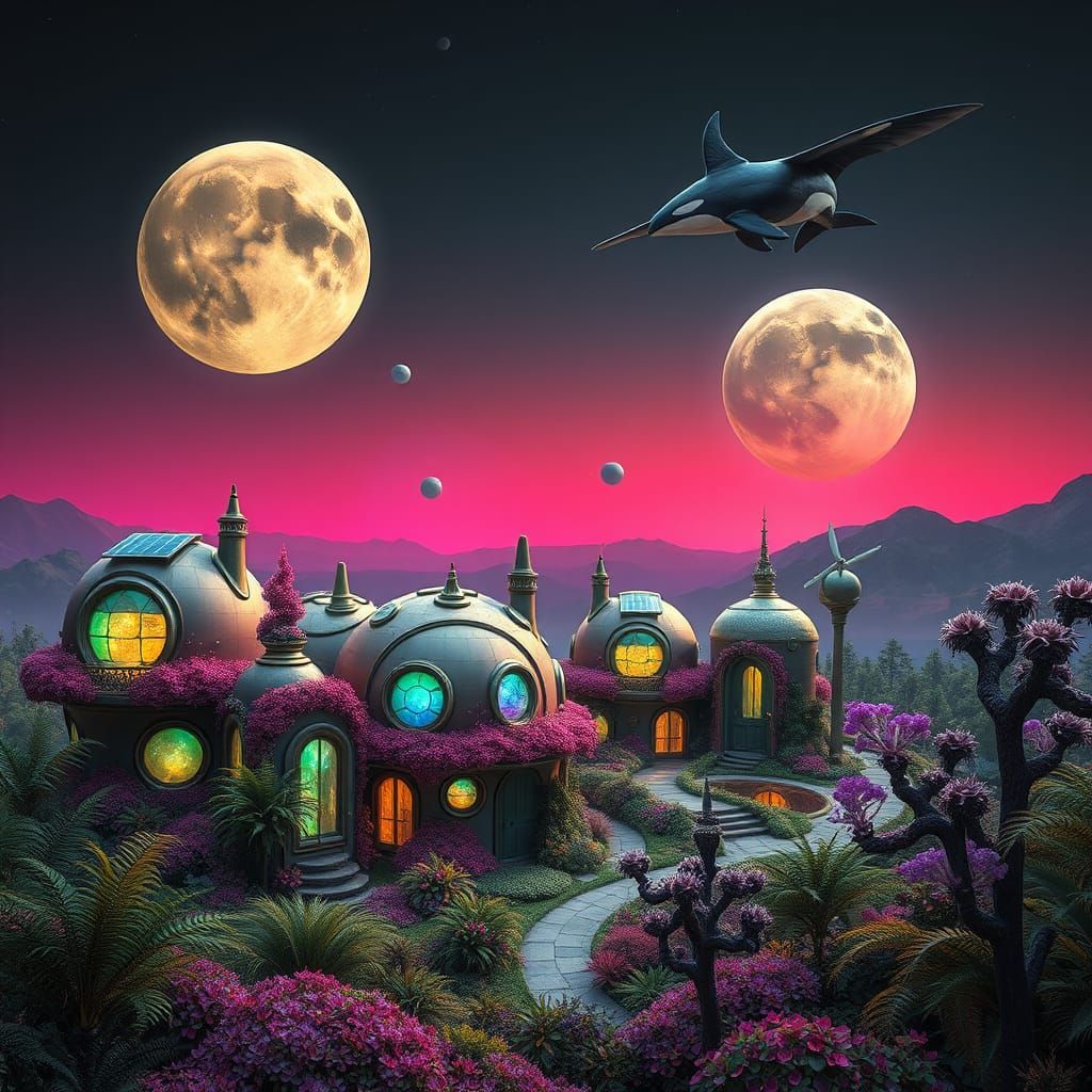 Solarpunk Settlement #10