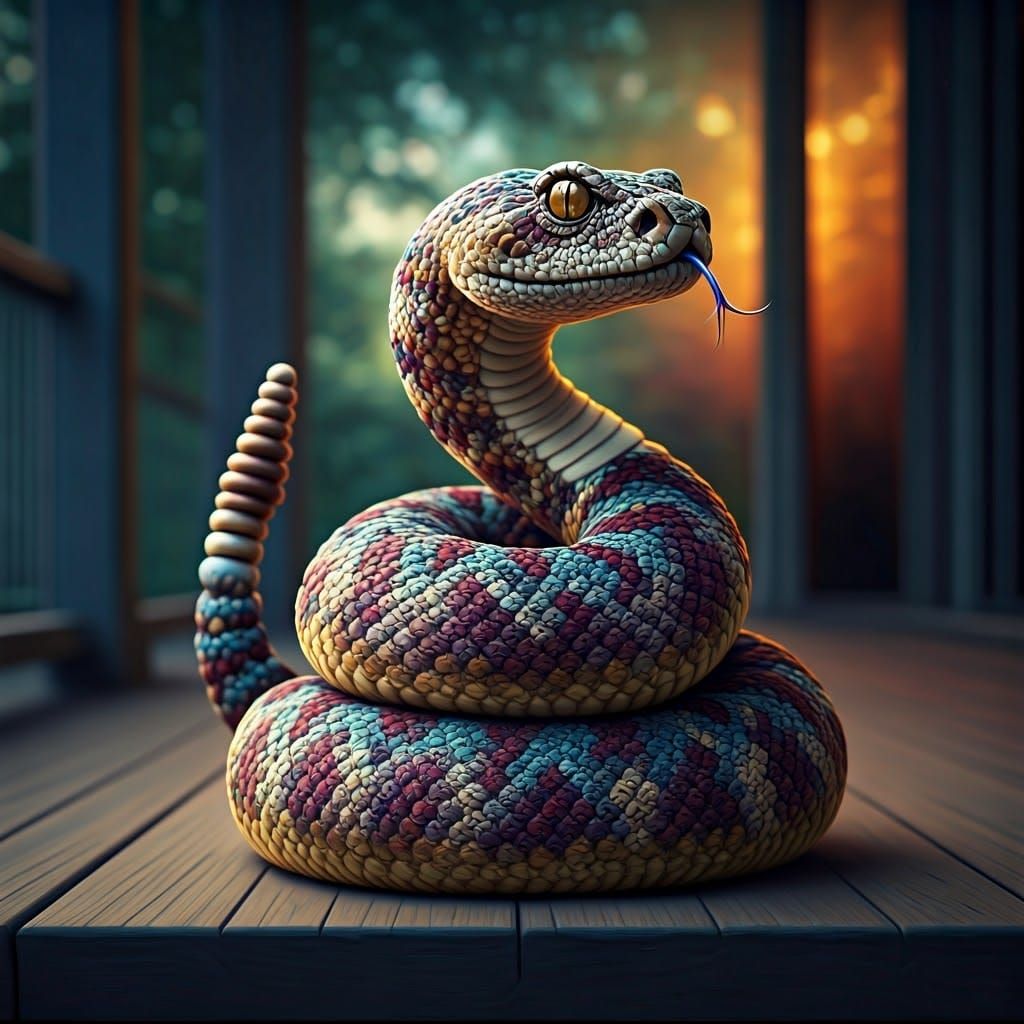 Knit Rattlesnake