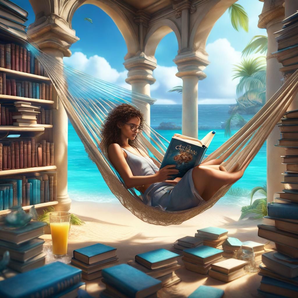 Ocean Hammock Reader: Fantasy Concept Art