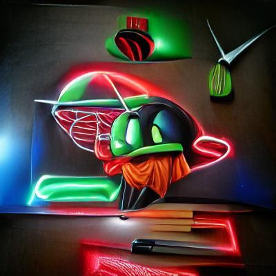 Marvin the Martian Cartoon Character