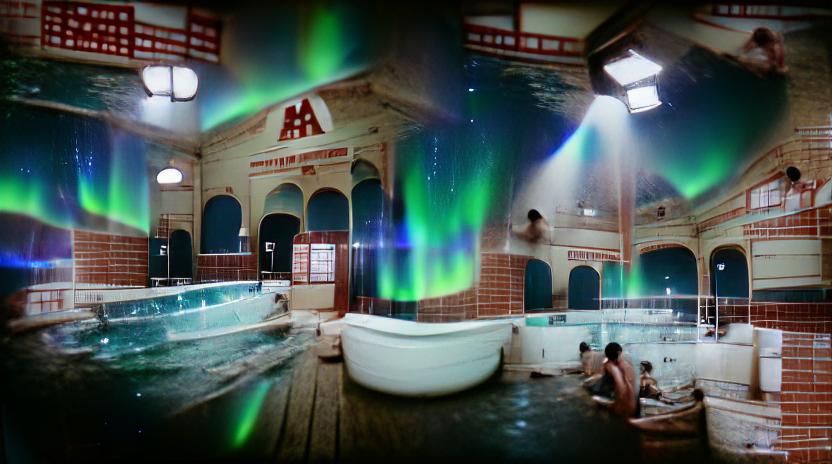Aurora Bath House in Film Lighting