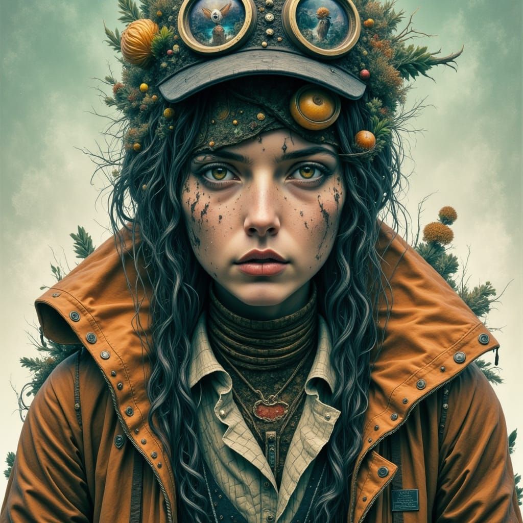 Ethereal Outsider in Soft Focus