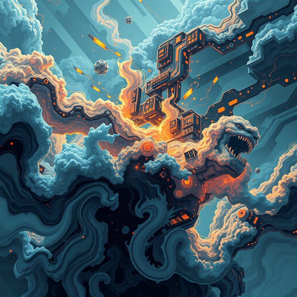 Surreal Encounter with the Unknown