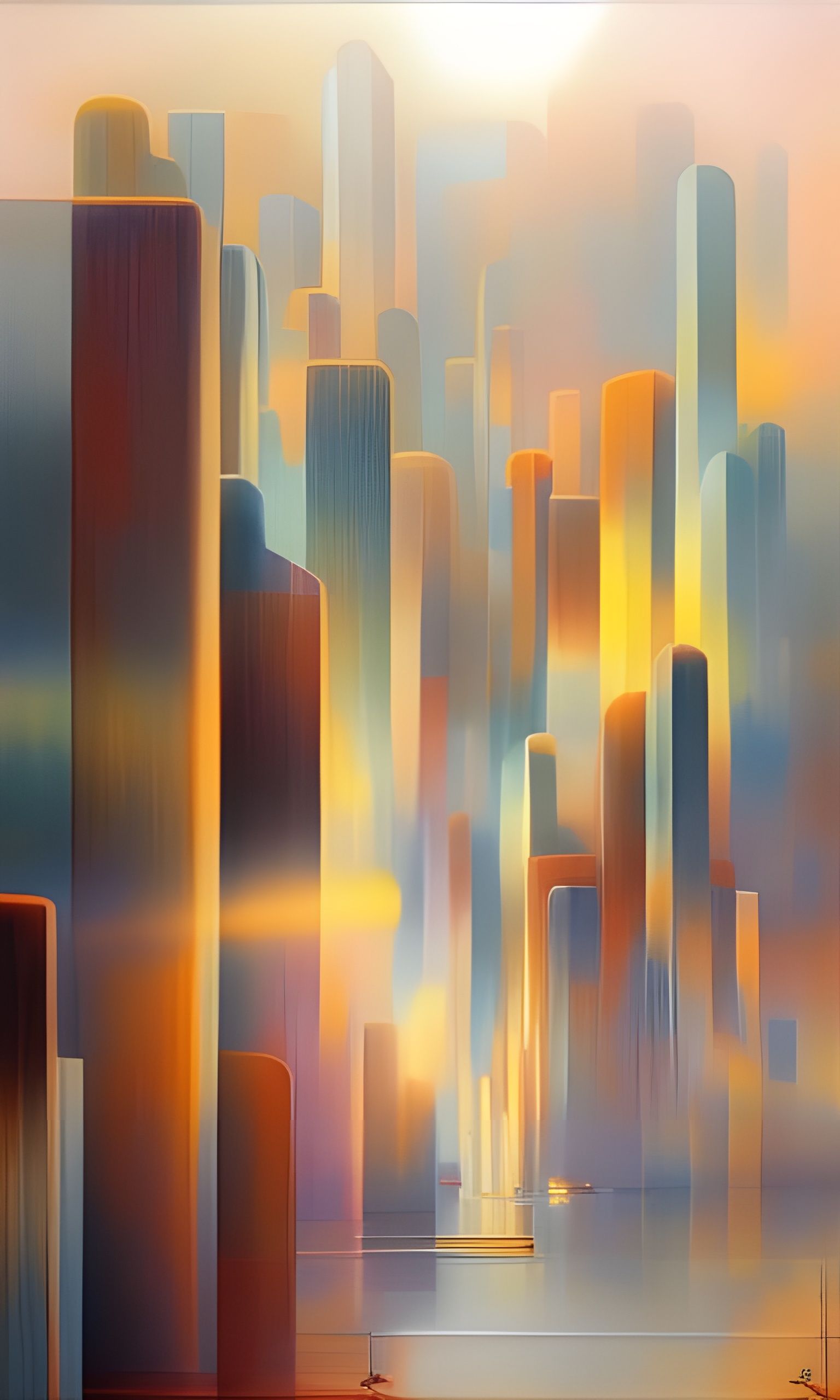 Thriving Submarine City in Steamnouveau Style