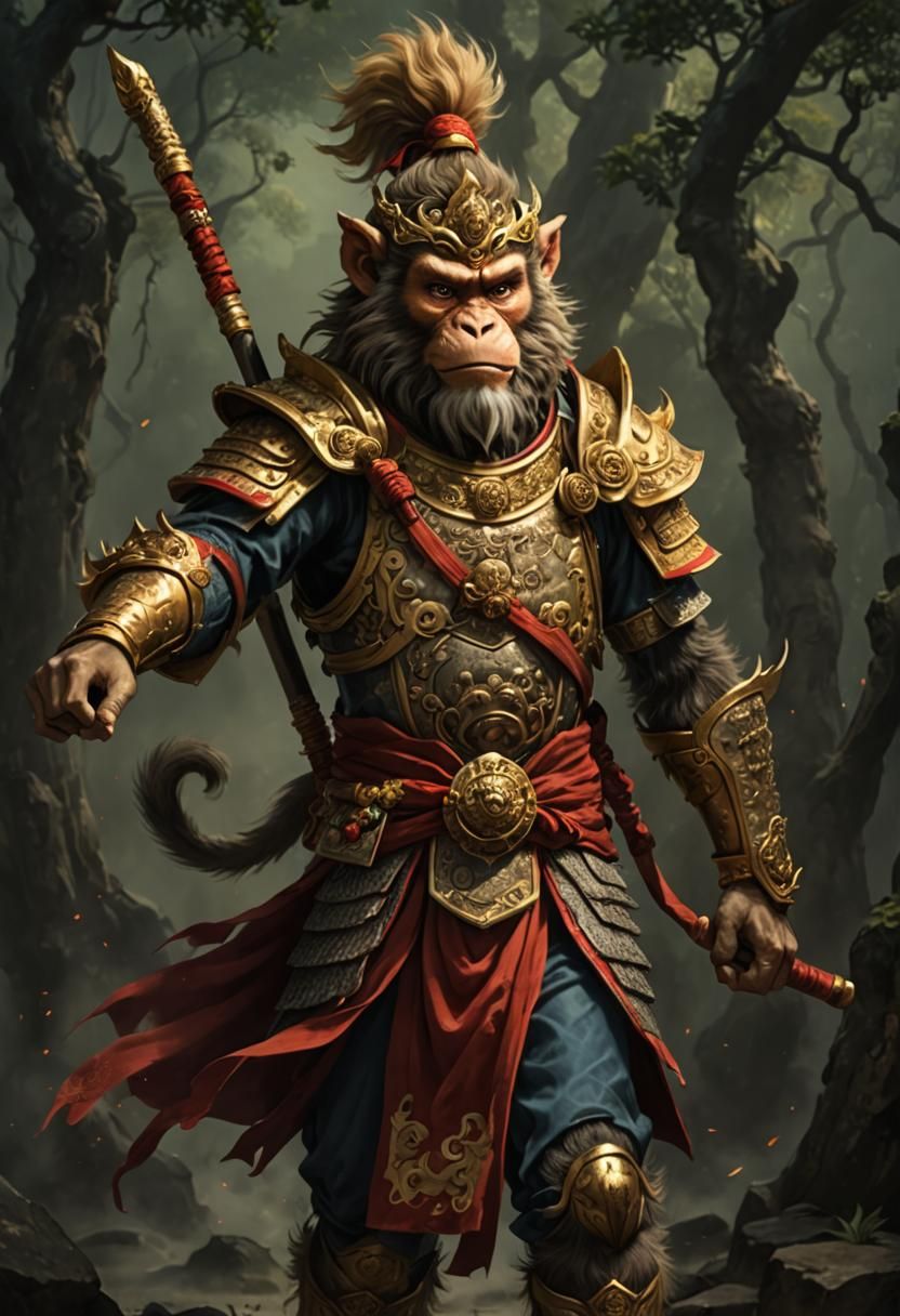Sun Wukong: The Monkey King in Armor