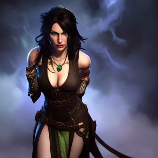 Dark Fantasy Arcane Trickster in Unreal Engine