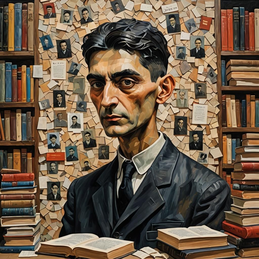 Self-portrait of Franz Kafka
