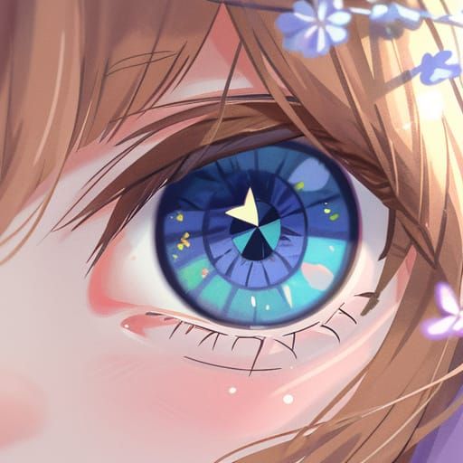 Surreal Girl with Soft Focus in Pastel Hues