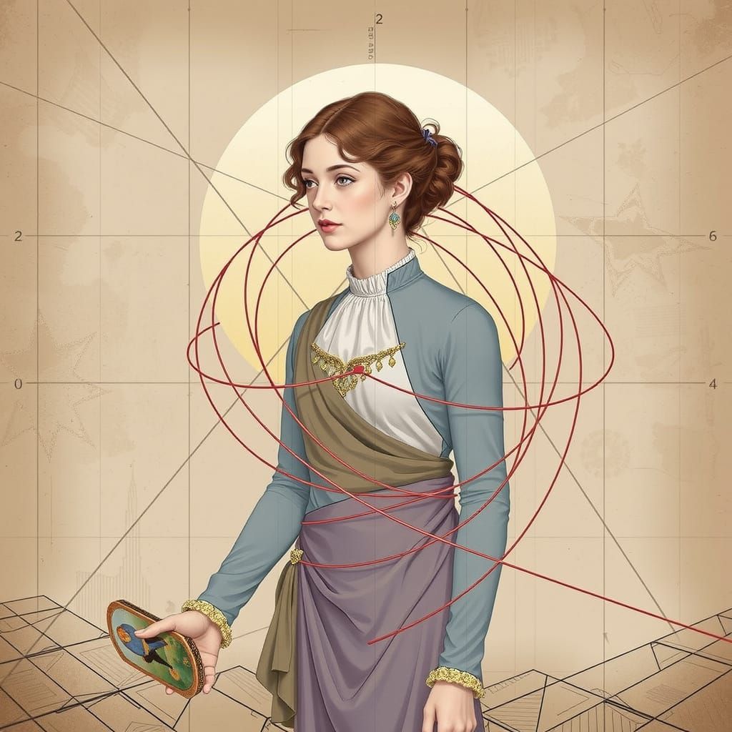 Abstract Mathematical Curves in Geometric Visualization