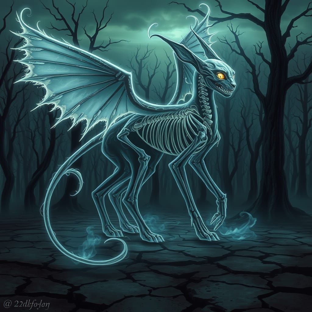 Ghostly Sphinx in the Shadowfell