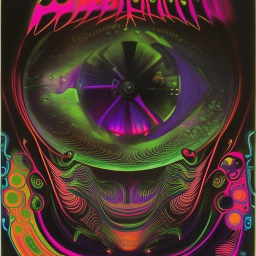 Psychedelic Dieselpunk Art from the 70s