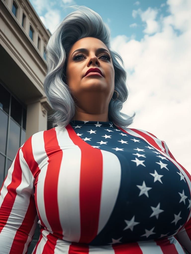 Stars and Stripes: A Grotesque Vision in Long Exposure