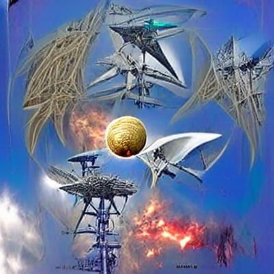 Sci-Fi War with Timekeepers and Angelic Trumpet