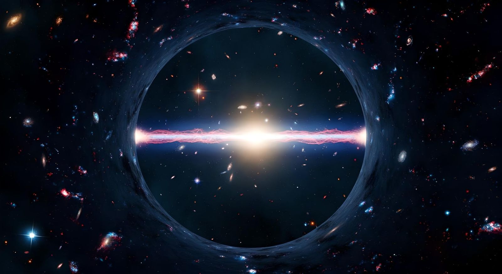 Hyperrealistic Wormhole at Warpspeed: A Sci-Fi Vision