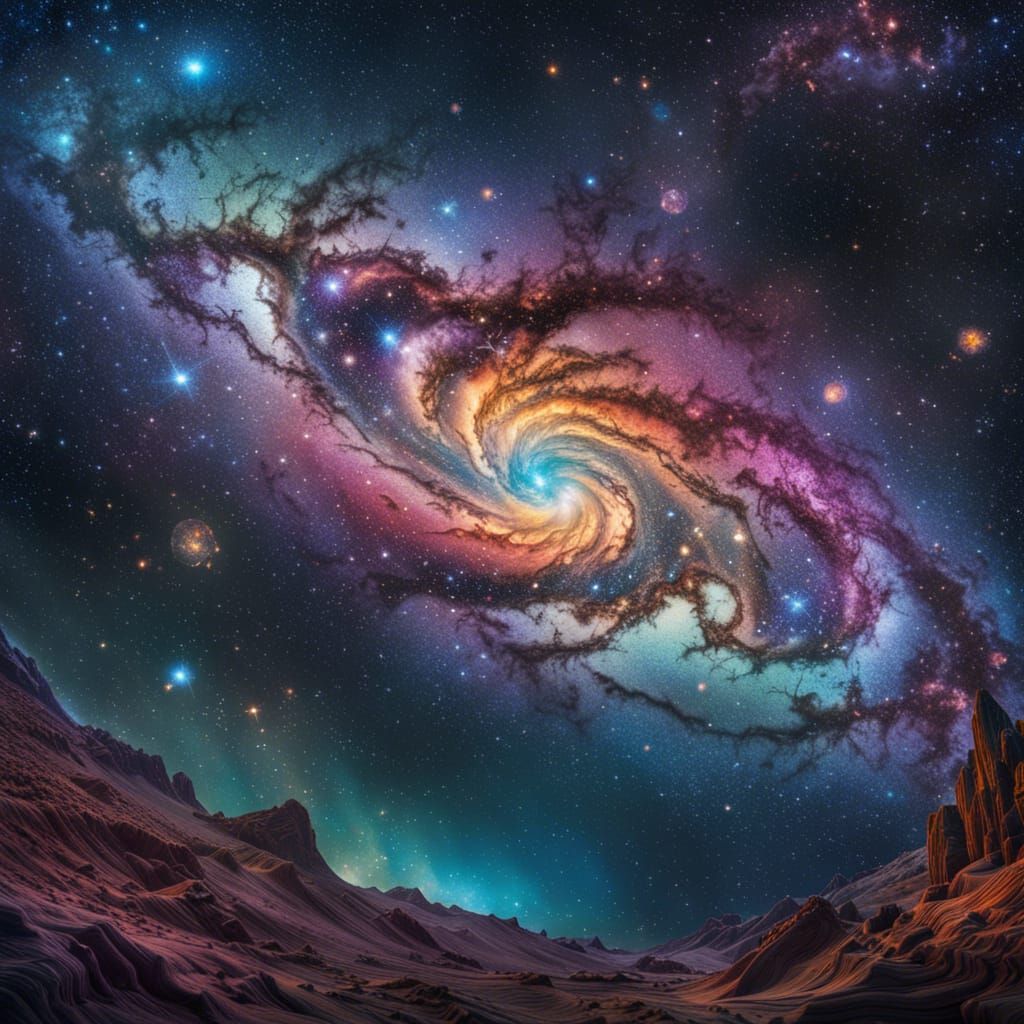 Distant Galaxies Through Space Telescope: Holographic Astral...