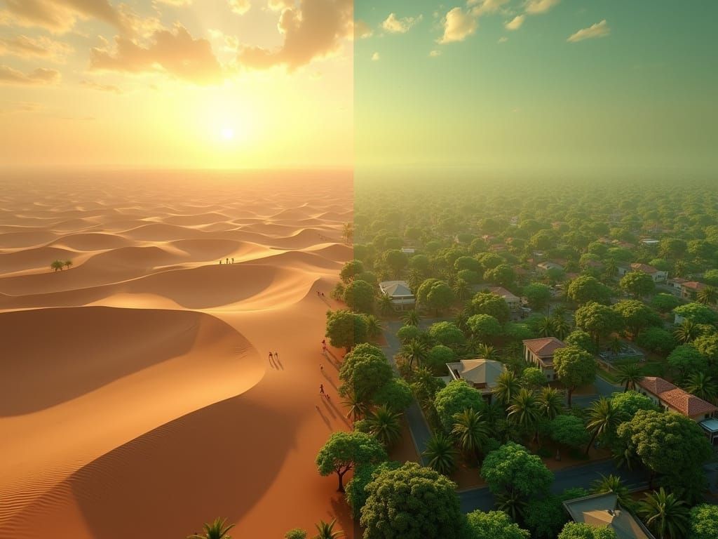 Desert Oasis Meets German Green City