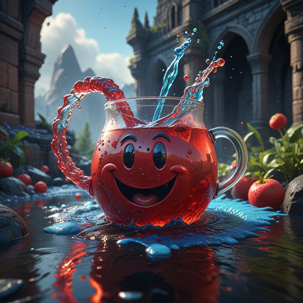 Fantastical Kool-Aid Day Concept Art