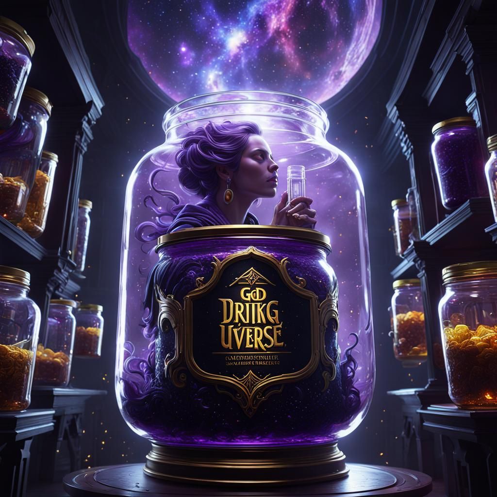 God Drinks the Universe: Dark Fantasy Concept Art