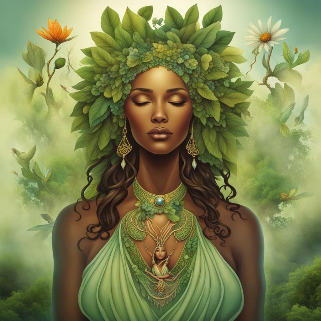 AI Image of Mother Earth Goddess