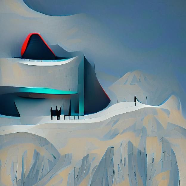 Evil Villain Lair on K2: Art Deco Digital Art