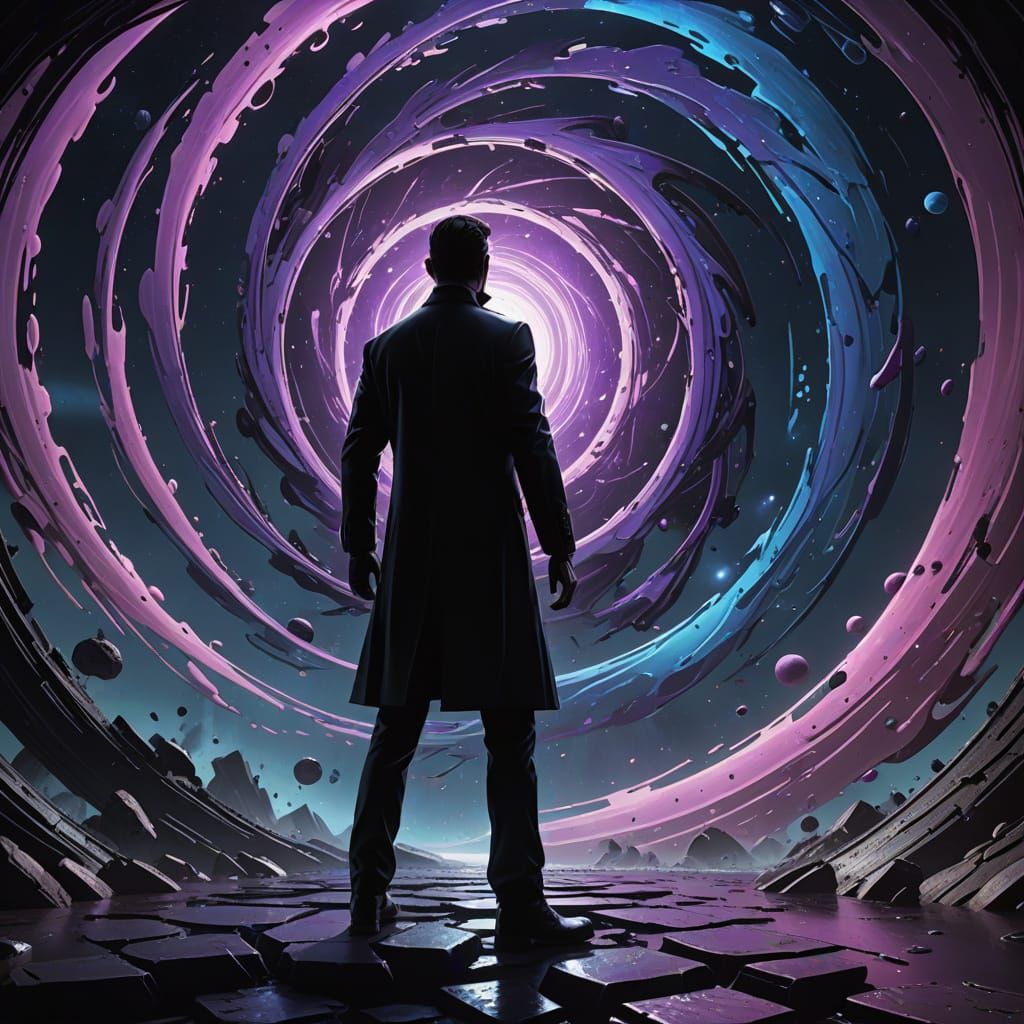 Men in Black Agent Defies Cosmic Vortex