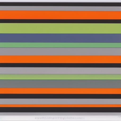 Abstract Lines and Shapes in Various Colors