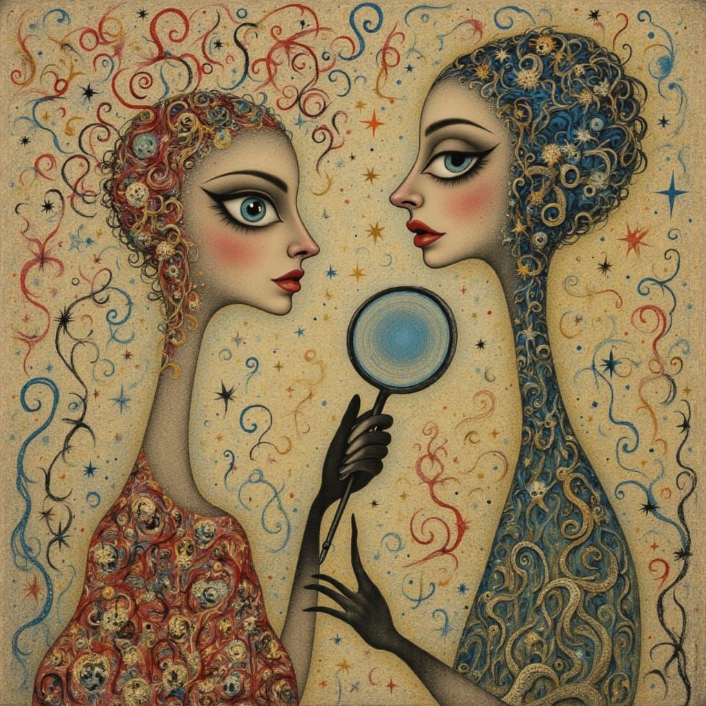 Fragmented Identities: A Dreamlike Collage in Ultra Nouveau ...