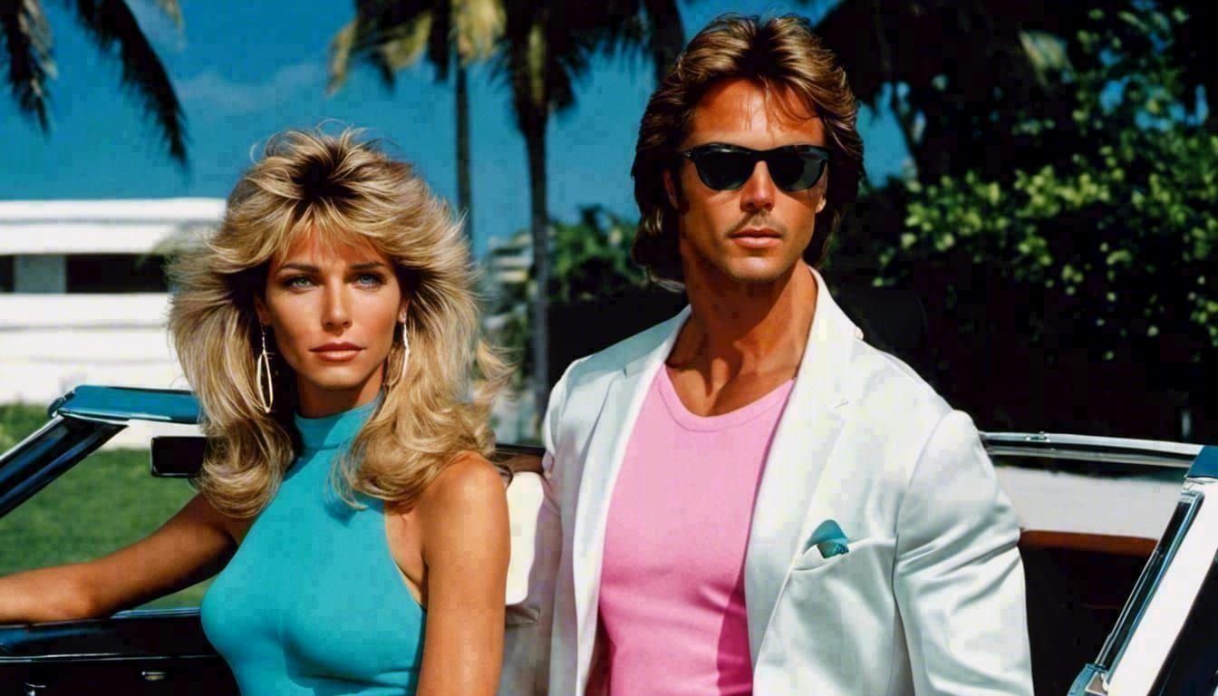 Heather Locklear & Don Johnson 80's TJ Hooker & Sonny Crockett