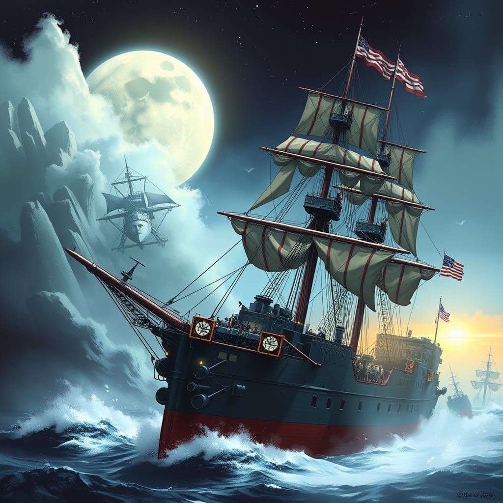 21st-Century British Warship Joins Forces with 19th-Century ...