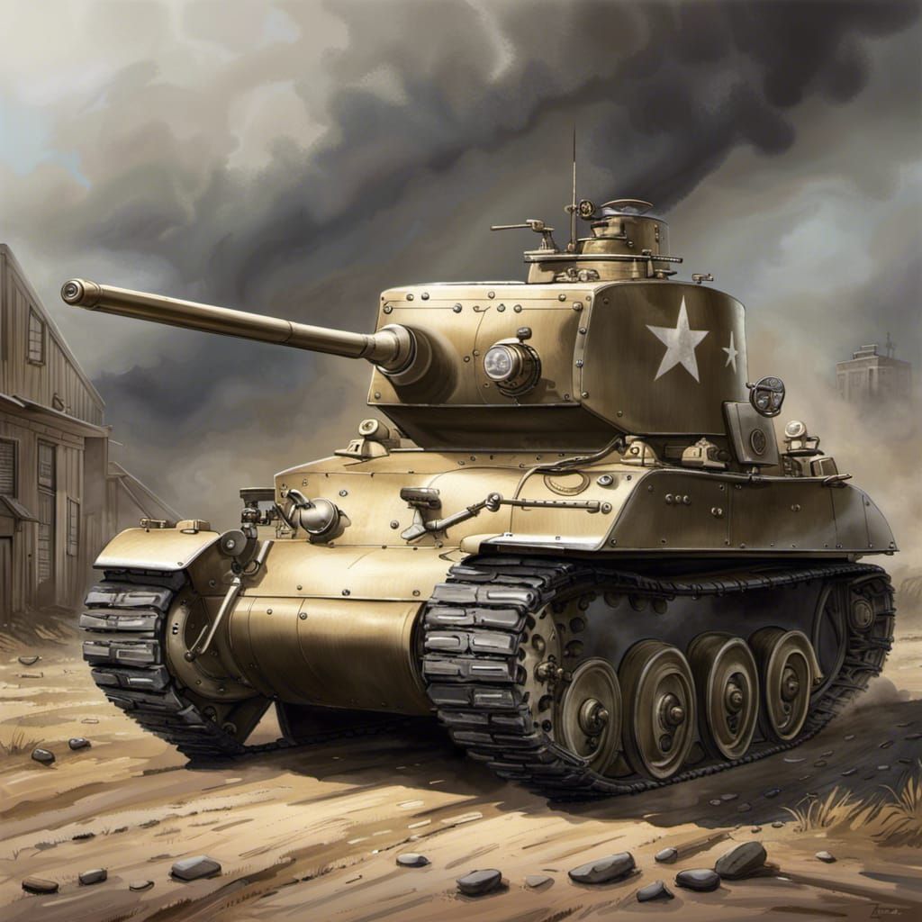 Industrial Age American Light Tank: Detailed View