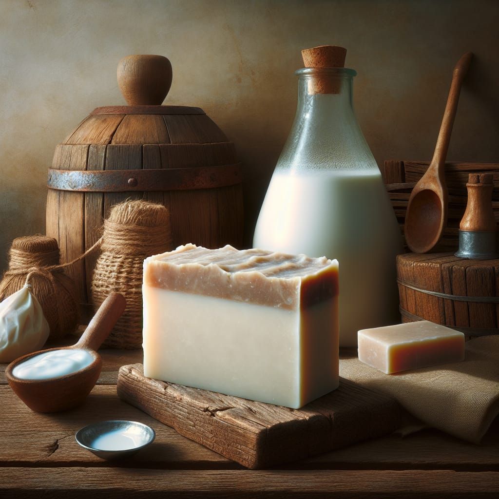 Medieval Soap Making in a Rustic Setting