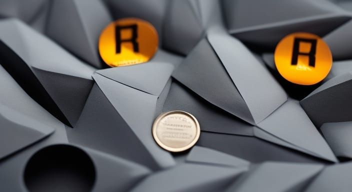 Detailed Paper Sculpture of a Mountain Landscape