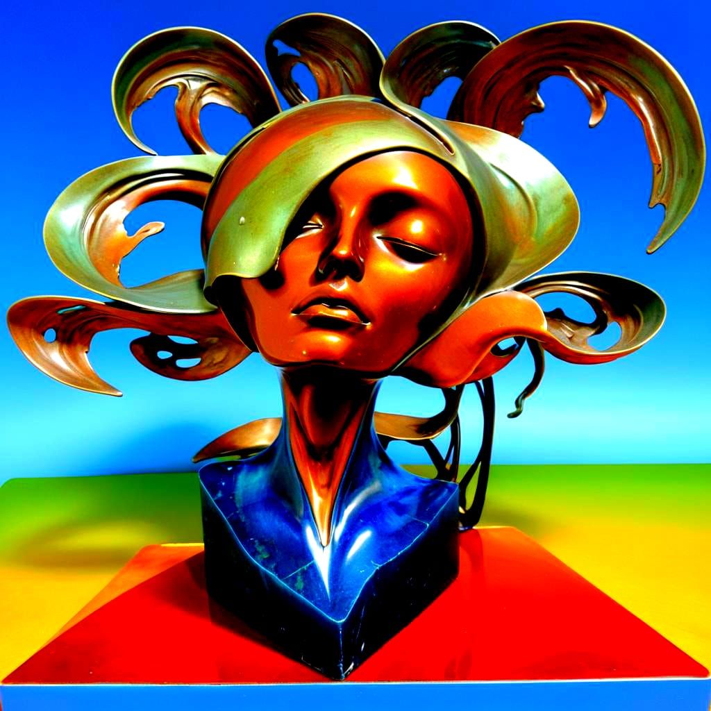 Detailed Bronze Sculpture Art