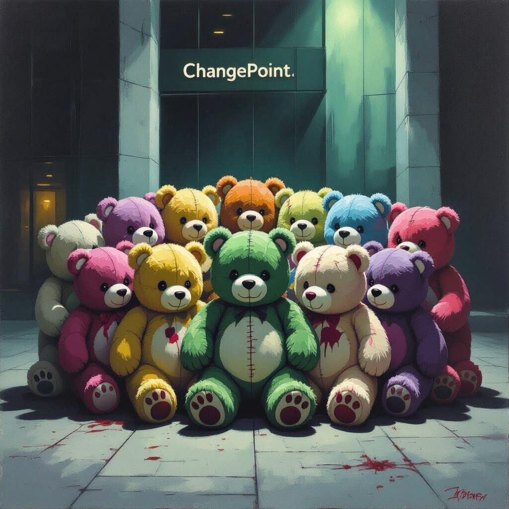 Terrifying Care Bears in Front of Changepoint