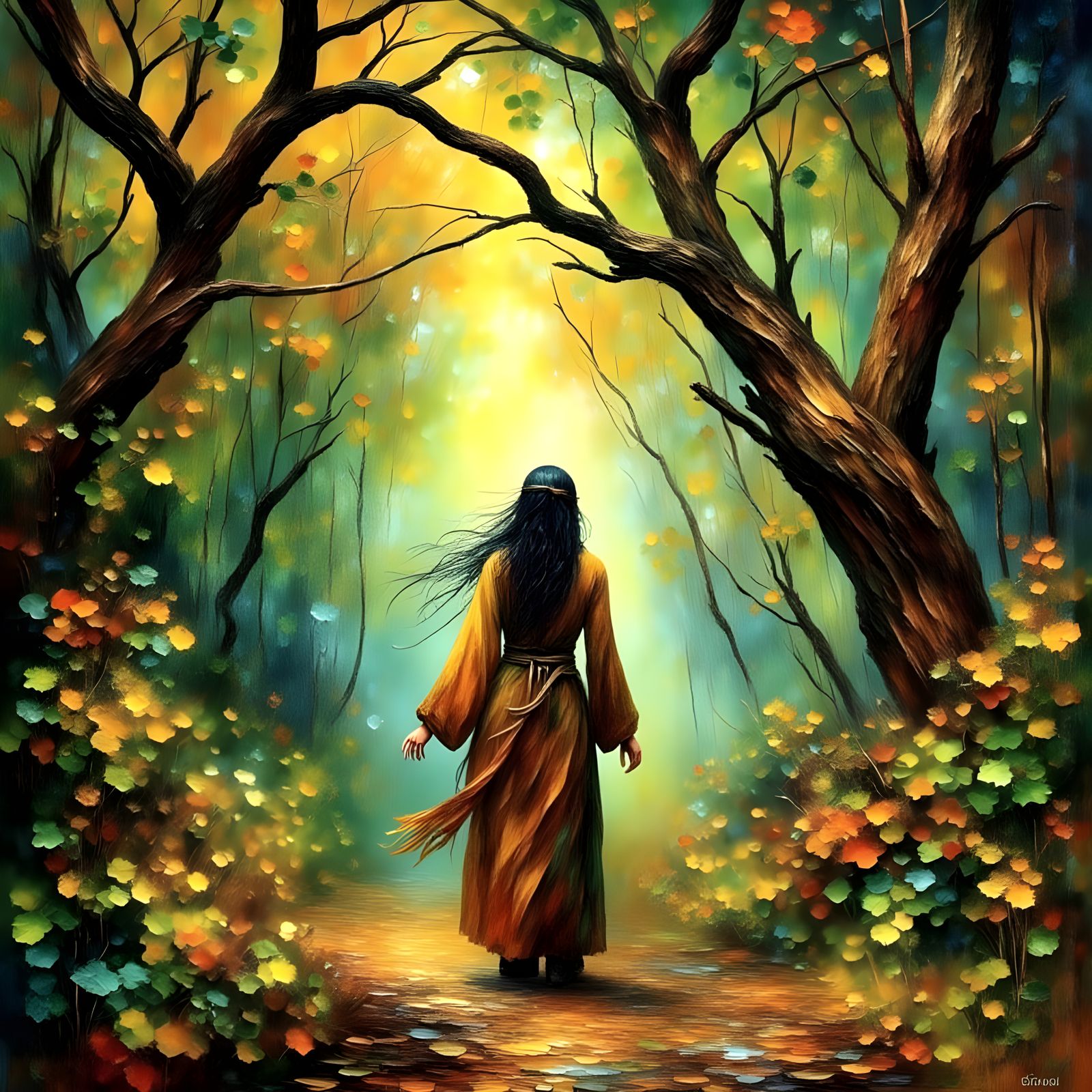 Surreal Landscape with Diamond Formations