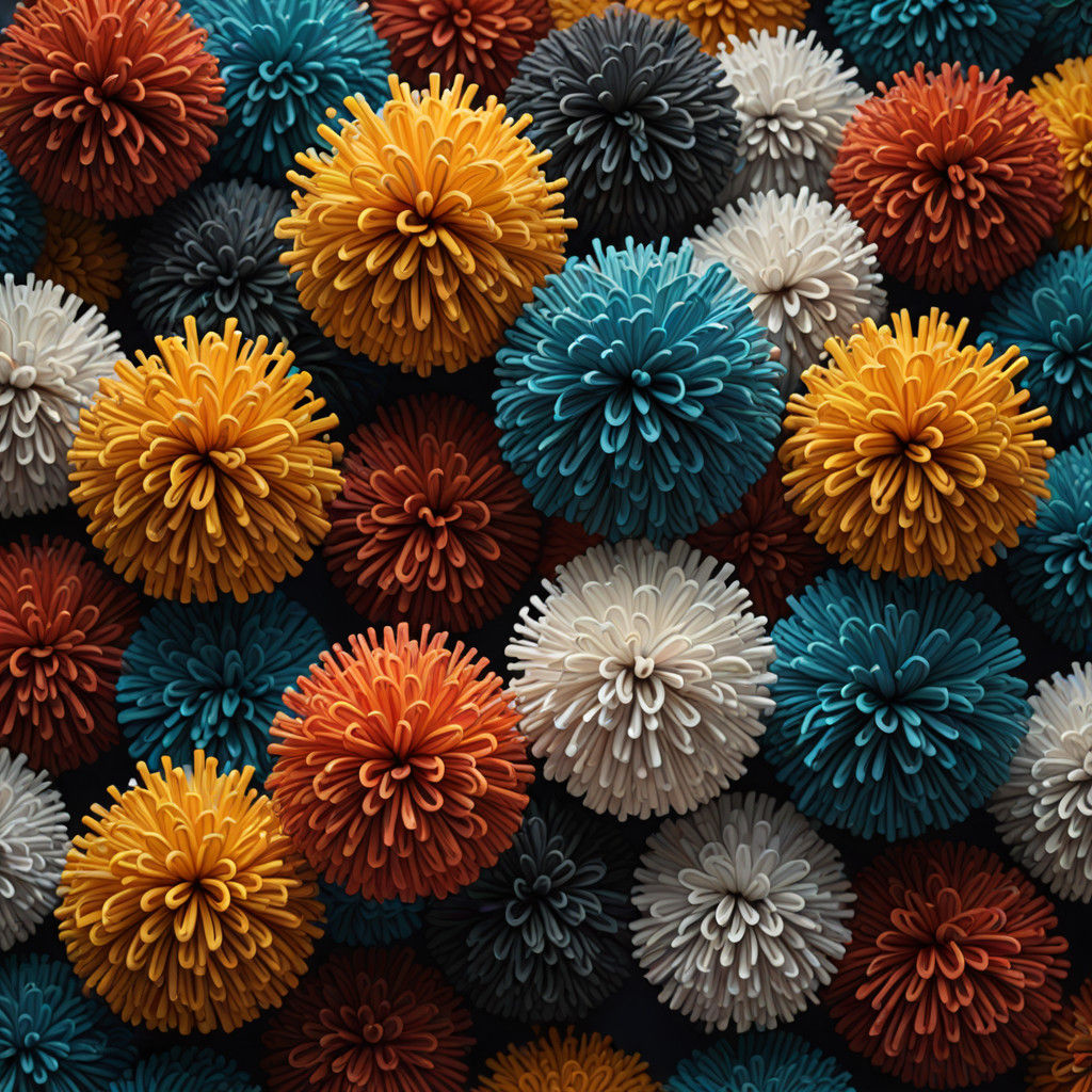 Pompom creatures