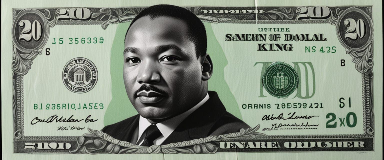 Martin Luther King on US $20 Bill