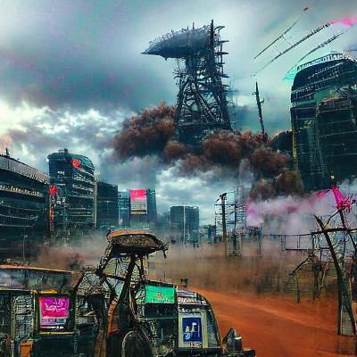 Post-Apocalyptic Tokyo Ruins