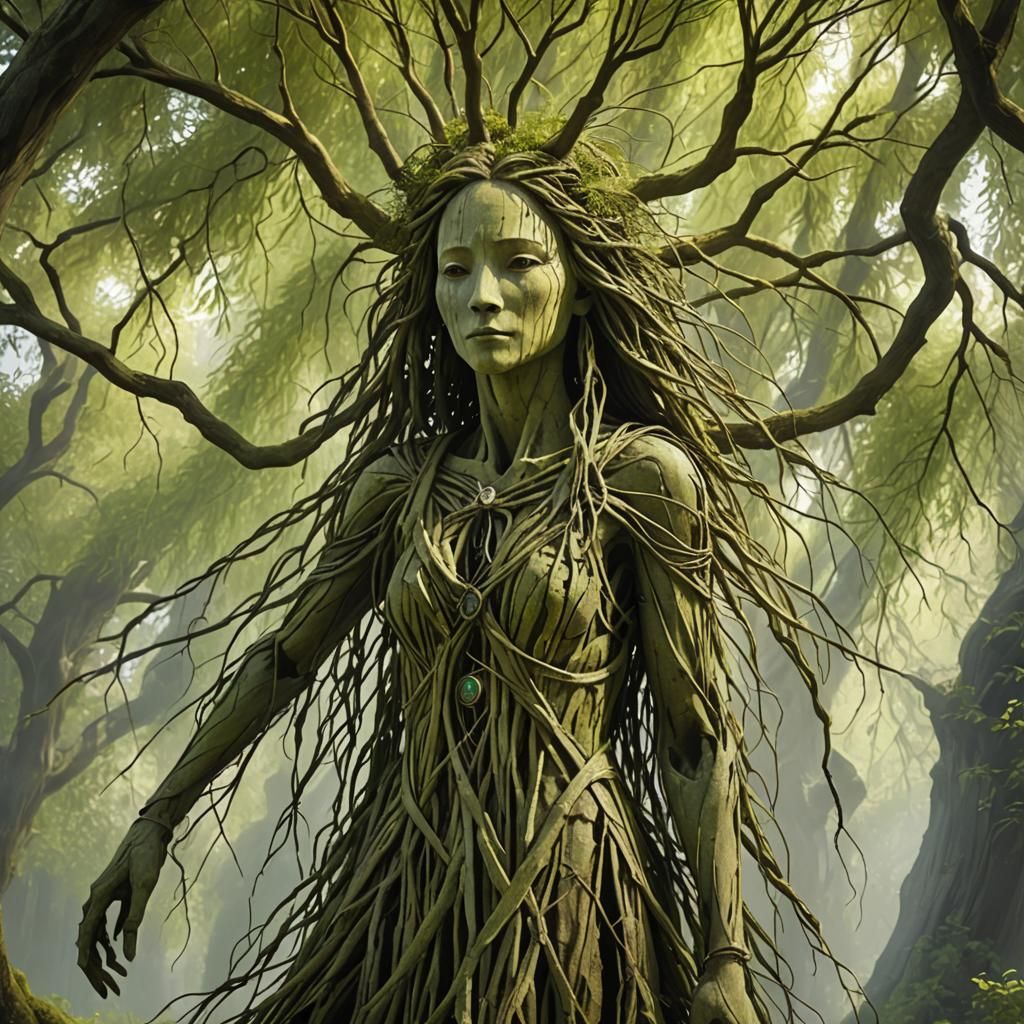 Ethereal Willow Tree Spirit