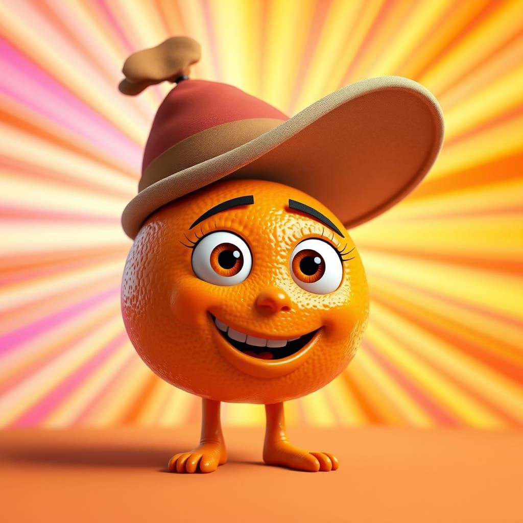 Vibrant Orange Embarks on Thrilling Adventure in Concept Art...