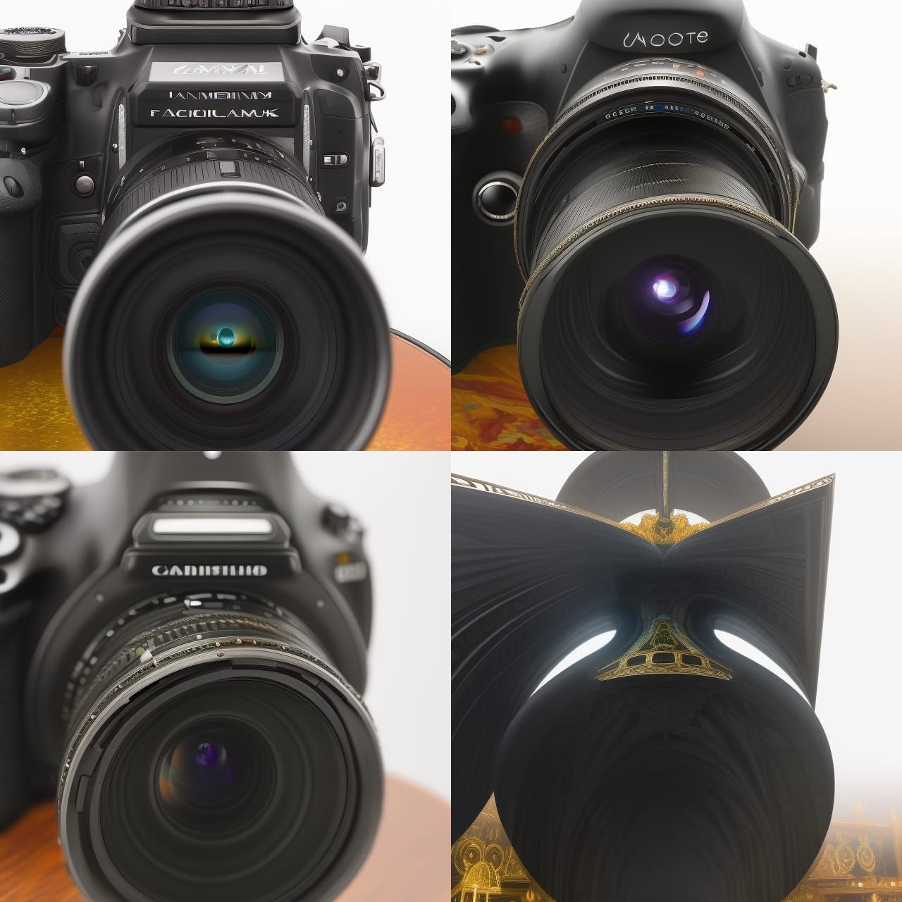 Road Emerges From Camera Lens in Surreal Digital Art