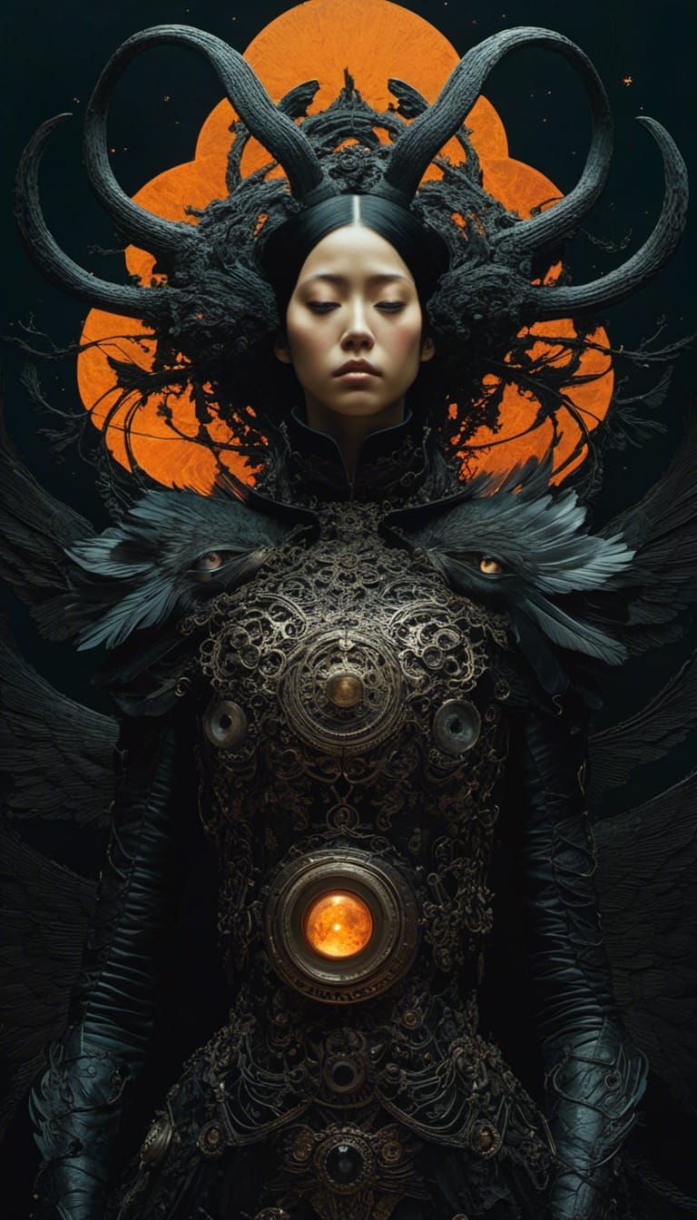 <lora:Vintage Goth:1.0> Hyperreal Aetherpunk , cinematic, st...