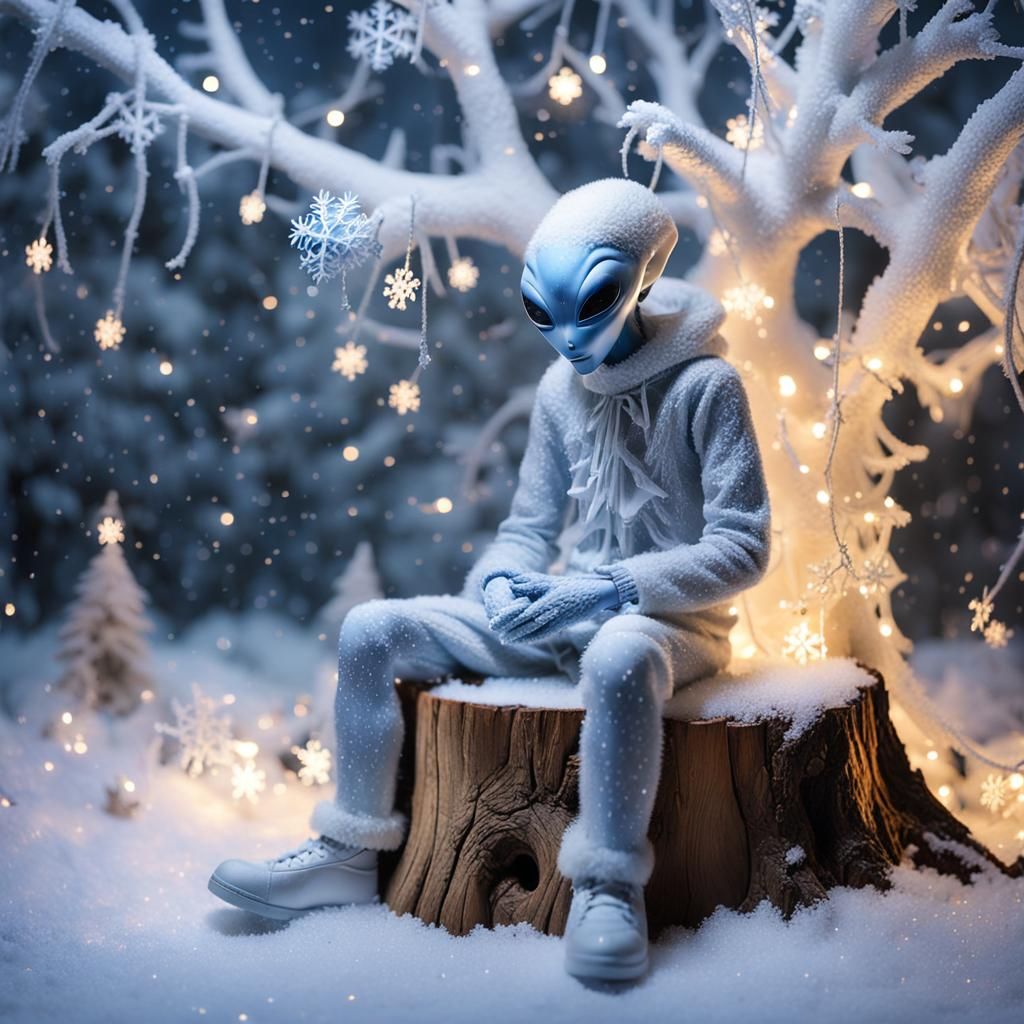Alien in Winter Wonderland: Manapunk Photography Installatio...